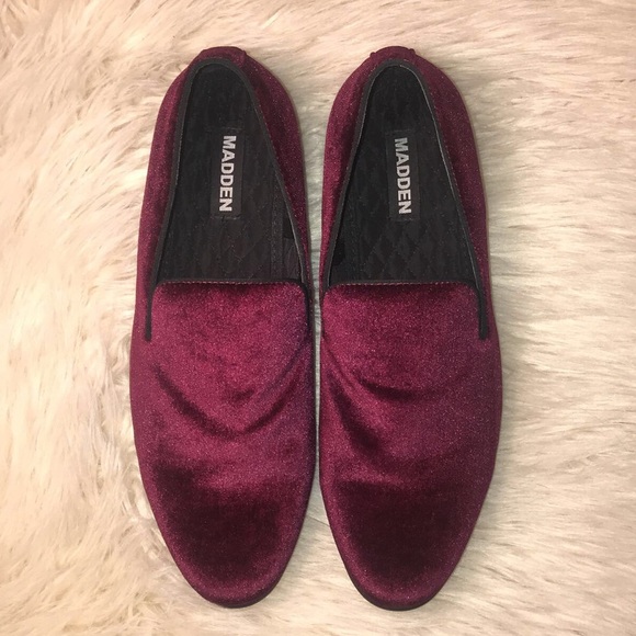 steve madden velvet loafers